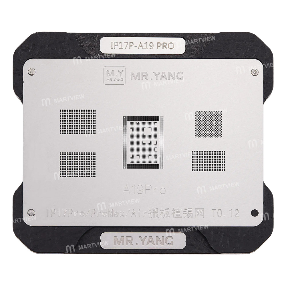 mryang 012mm-a19-pro-board-transfer-bga-reballing-stencil-platform-for-iphone-17-pro-17pro-max-air-1