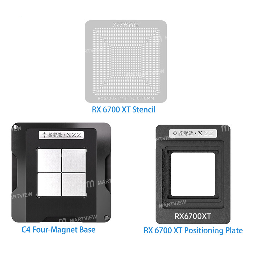 xzz 050mm-graphics-card-bga-reballing-stencil-platform-set-for-amd-radeon-rx-7900-xt-2