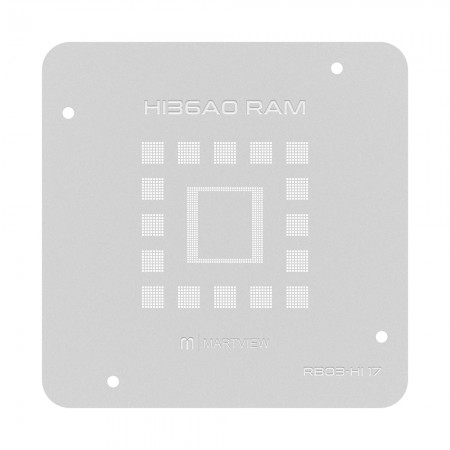 Martview RB03-HI17 CPU BGA Reballing Stencil for Huawei Hisilicon 9000 HI36A0 RAM