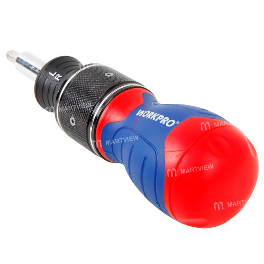 Workpro 38-in-1 Multipurpose Double Drive Stubby Ratchet Screwdriver Set with CR-V Bits