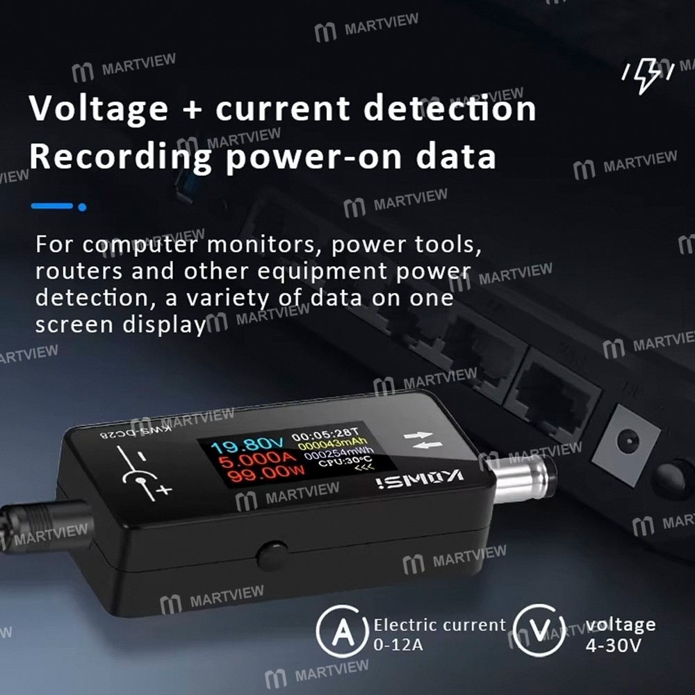kws dc28-30v-12a-dc-55x25-interfaces-voltage-current-power-meter-2