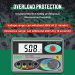 duoyi dy4100-0-2000-digital-earth-ground-resistance-meg-ohmmeter-5