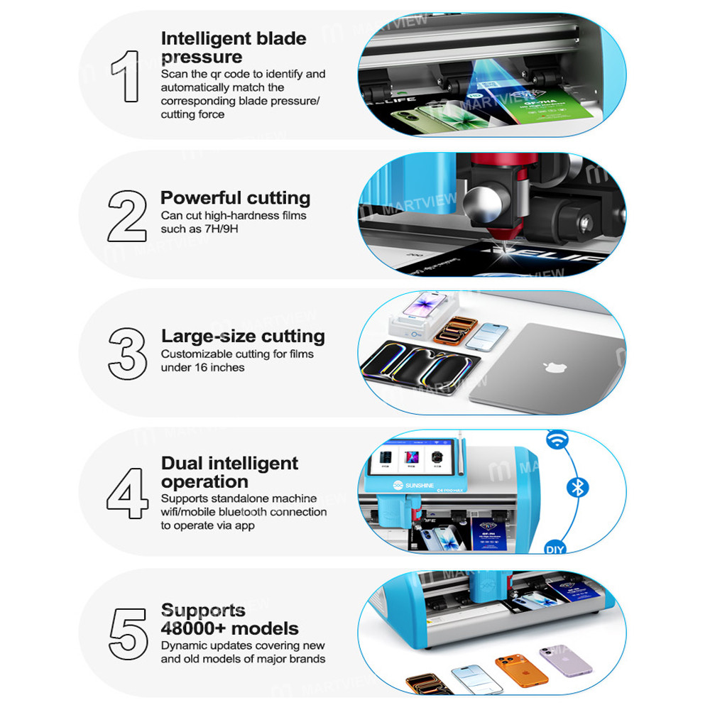 sunshine c4-pro-max-16-inch-intelligent-high-hardness-film-cutting-machine-for-7h-9h-ultra-hard-film