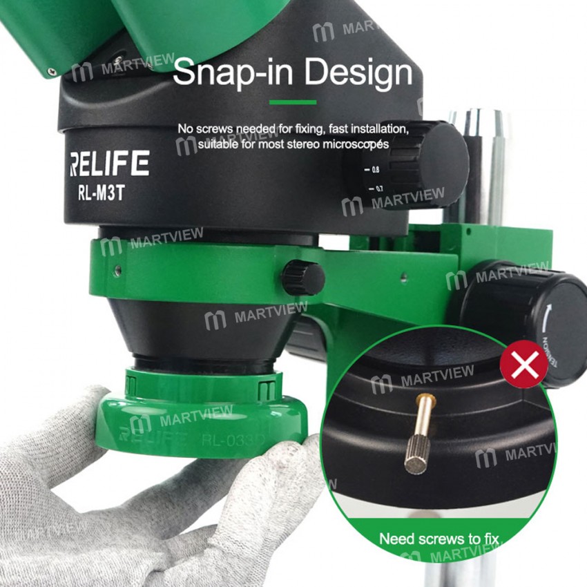 Relife RL-033D Snap-on Ring LED light Suitable for Most Stereo Microscopes