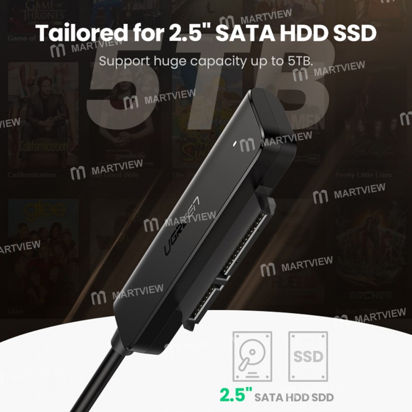Ugreen 5Gbps USB 3.0 to SATA Adapter for 2.5-inch HDD / SSD External Hard Drive Disk