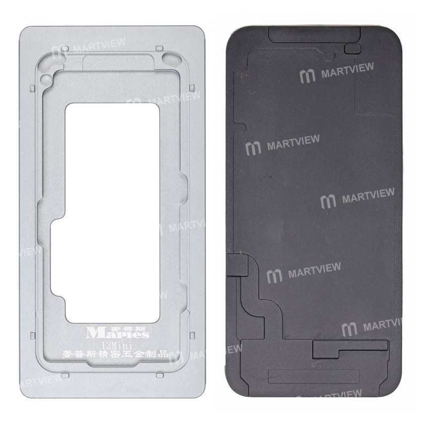 Maples Aluminum Alloy LCD Screen Laminating Positioning Mould for iPhone 12 mini