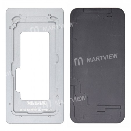 Maples Aluminum Alloy LCD Screen Laminating Positioning Mould for iPhone 12 mini