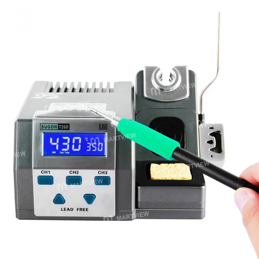 sugon t26d-80w-lead-free-welding-rework-station-with-3pcs-c210-soldering-iron-tips-5