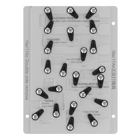 JCID EM02 / EM03 Dedicated Grinding Mold for iPhone 16e / 17Air CPU / Baseband / Hard Drive Grinding