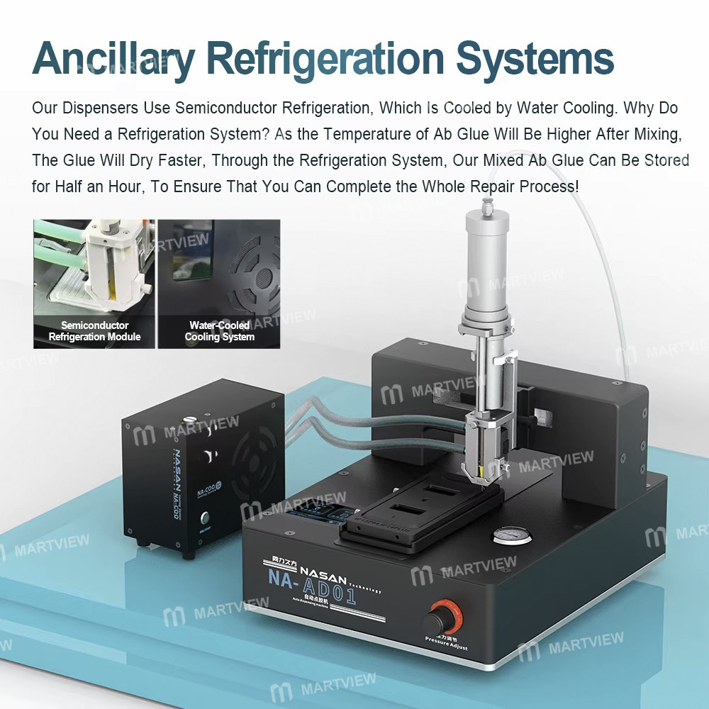 nasan na-ad01-bracket-back-covers-automatic-adhesive-dispensing-machine-built-in-drawings-for-iphone