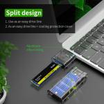 M.2 to Gen1 USB3.0 SATA NGFF Solid State Drive Box Support M.2 SATA Protocol NGFF SSD