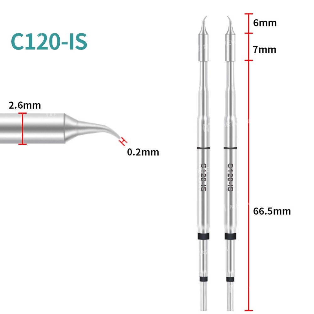 yihua c120-series-soldering-iron-tips-for-yihua-982d-i-soldering-station-dual-head-tweezers-handle-2