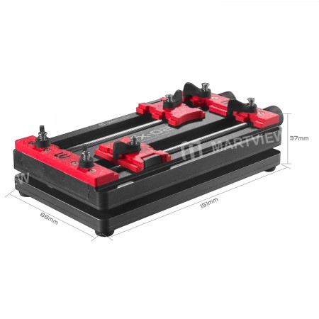 Martview FX-02 Full 360° Rotation Multifunctional Dual Bearing Universal PCB Fixture with Press Buckle - Indonesia