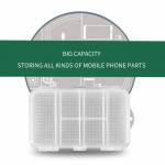 BST-653 Multi-function Double-Deck Design Component IC Parts PVC Plastic Storage Box