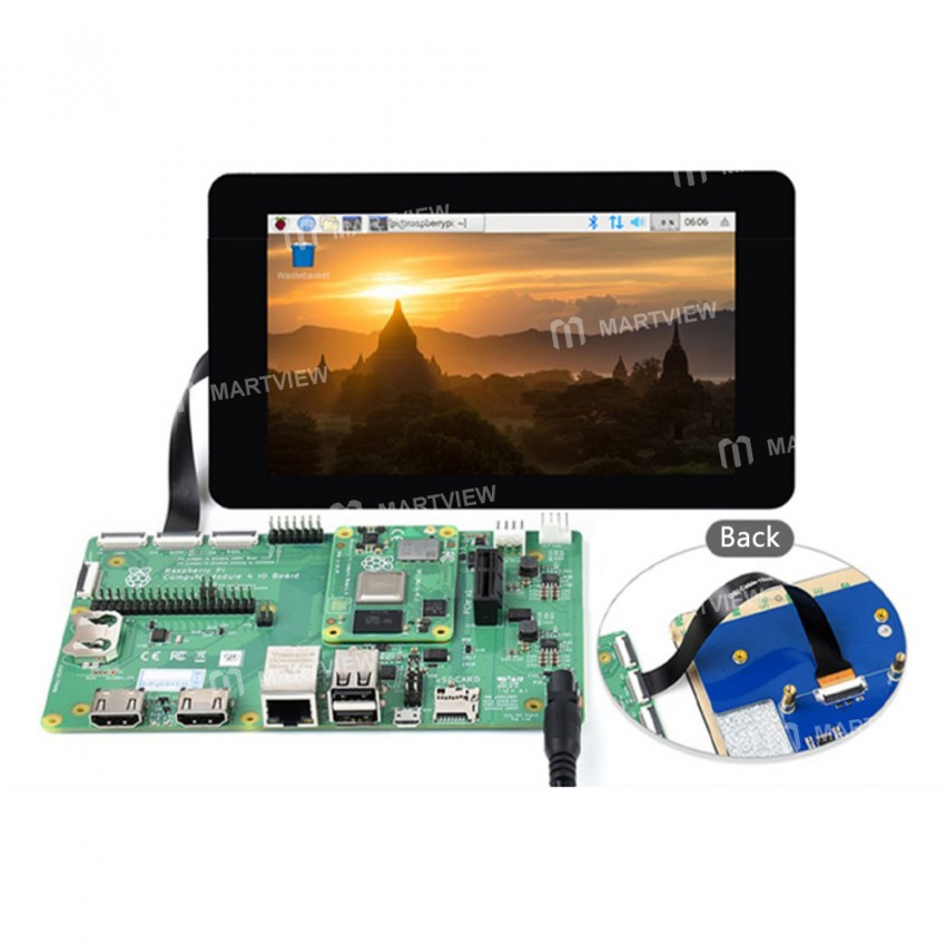 raspberry pi-cm4-dsi-io-baseboard-22pin-to-15pin-display-fpc-adapter-cable-6