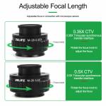 relife m-28-035x-05x-ctv-lens-connector-adapter-for-trinocular-stereo-microscope-4