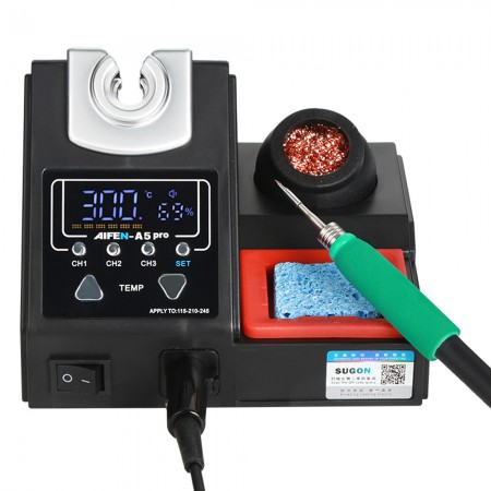 Aifen A5 Pro Lead-free Digital Display Soldering Station Compatible 210 / 245 / 115 Handle