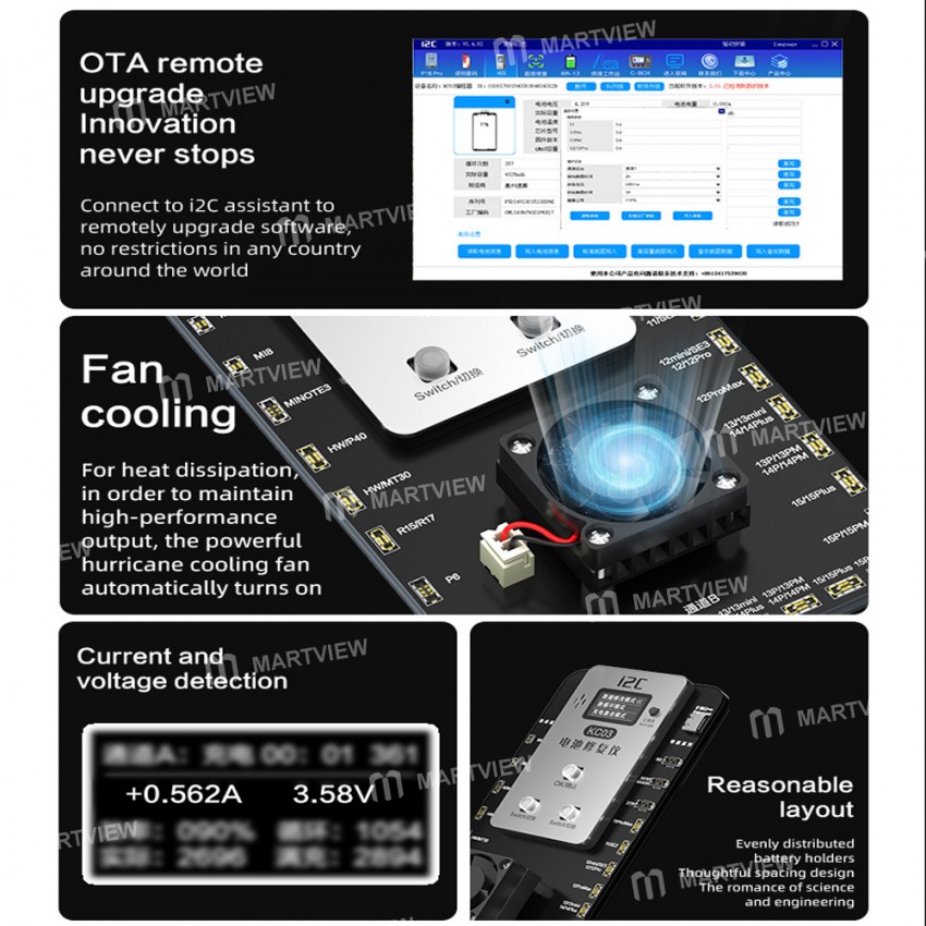 i2c kc03-multi-function-battery-activation-detection-repair-device-8