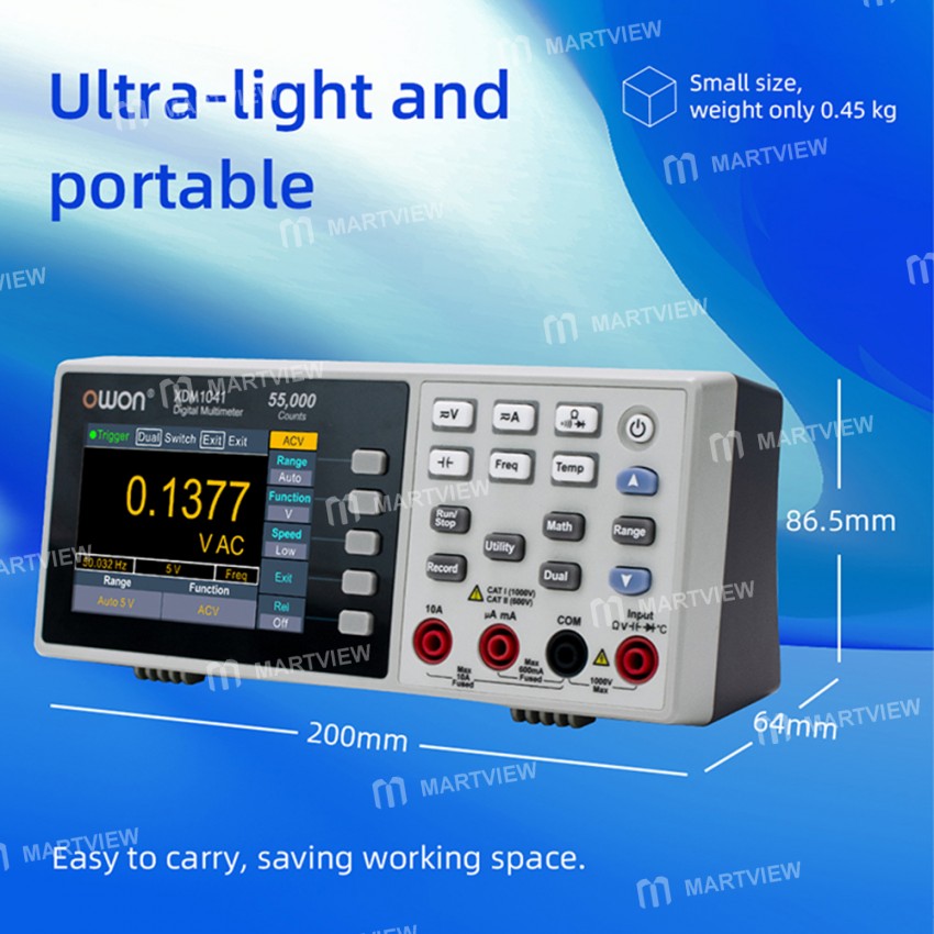 owon xdm1041-portable-true-rms-4-1-2-digital-display-bench-multimeter-with-usb-port-6