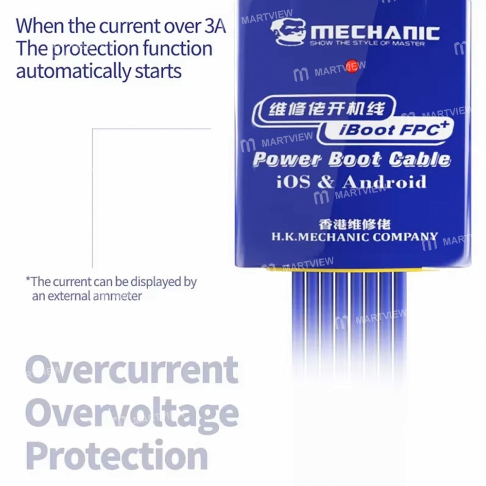 mechanic iboot-fpc-boot-control-power-supply-test-cable-for-iphone-5s-to-15pro-max-and-android-5