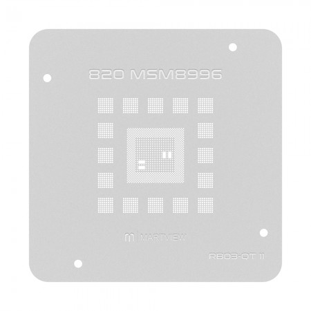 Martview RB03-QT11 CPU BGA Reballing Stencil for Qualcomm Snapdragon 820 MSM8996
