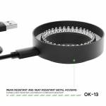 kslid ok-13-adjustable-35-led-ring-light-for-binocular-trinocular-stereo-microscope-4