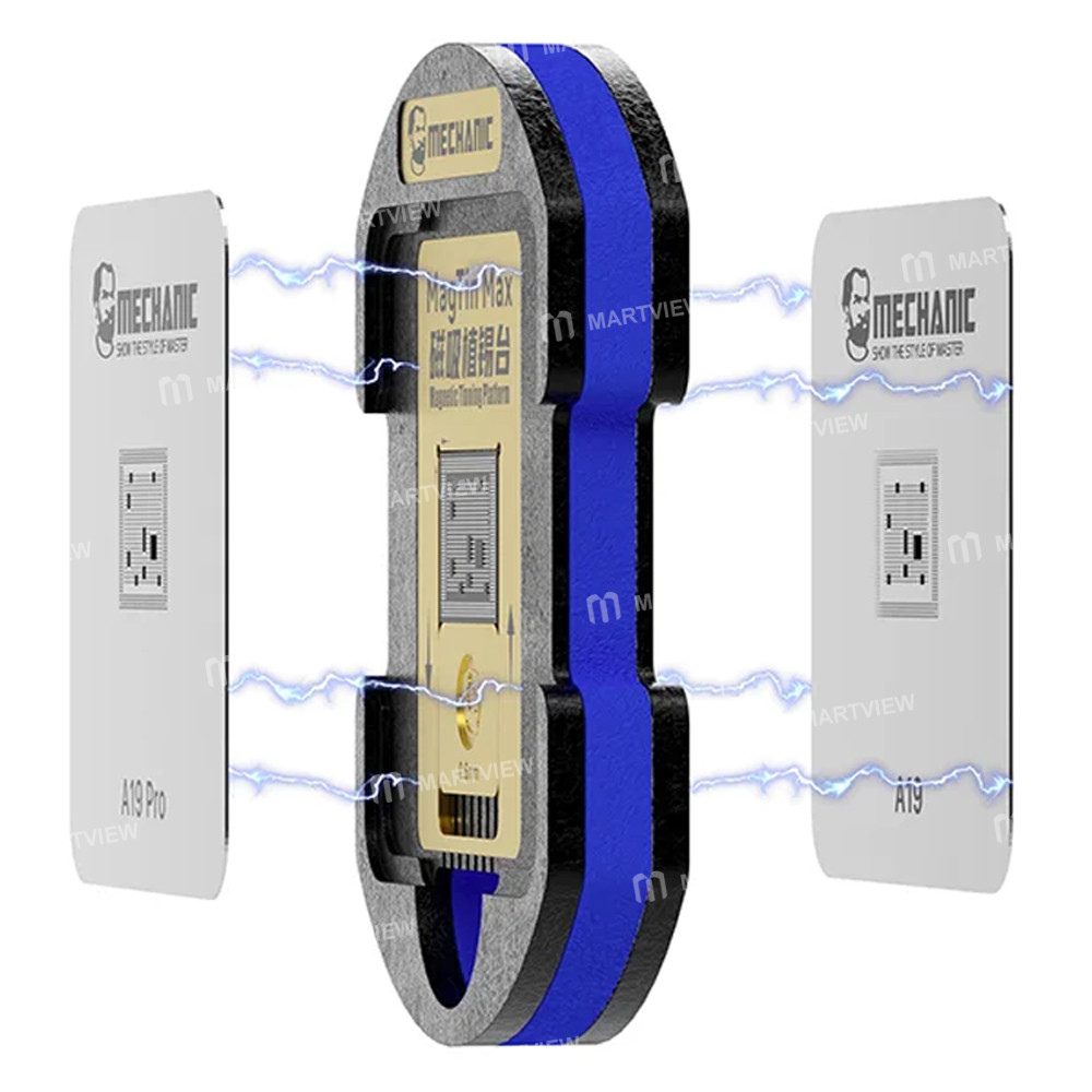 mechanic magtin-max-20-magnetic-dual-sided-bga-reballing-platform-set-with-90pcs-stencils-for-iphone