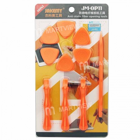 JAKEMY JM-OP11 10 in 1 Anti-static Opening Tools for Mobile Phone iPad Tablet - Indonesia