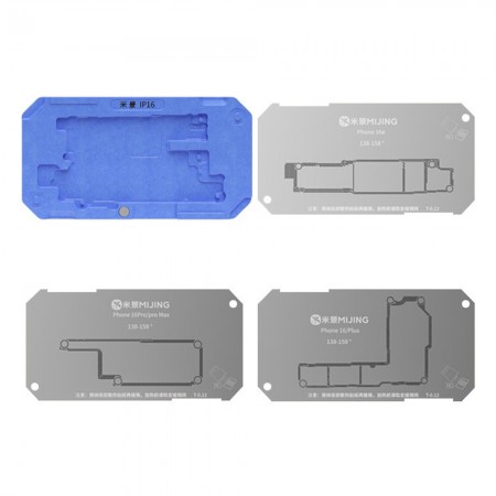 Mijing Z20Pro 4-in-1 Motherboard Middle Layer Planting Tin Platform for iPhone 16 Series (with 16e)