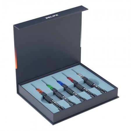 Relife RL-726A 5-in-1 Strong Magnetic 3D Torque Precision Screwdriver Set for Disassembly Repair