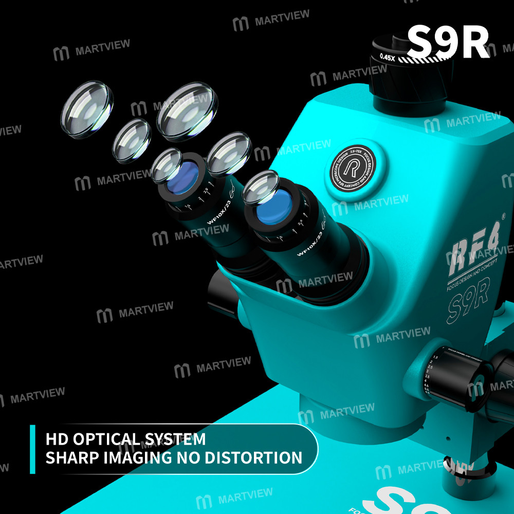 rf4 s9r-7-74x-ultra-wide-field-continuous-zoom-trinocular-stereo-microscope-with-big-base-9