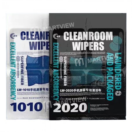 Luowei Superfine Anti Static Dust-free Cleaning Cloth for Mobile Phone / Tablet Screen - 400Pcs