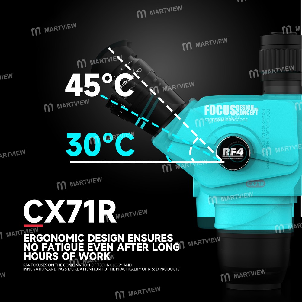 rf4 cx71r-65-65x-ergonomic-design-trinocular-stereo-microscope-with-big-aluminum-alloy-base-9