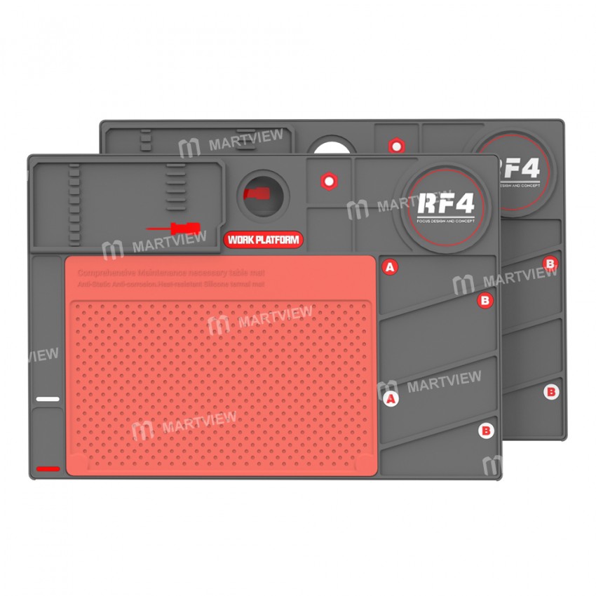 RF4 High-temperature Anti-skid Repair Silicone Pad for Mobile Phone Computer Repair