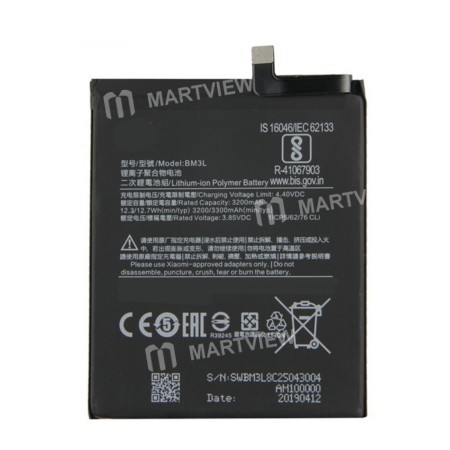 Battery Replacement for Mi9  / BM3L - Grade AAA quality