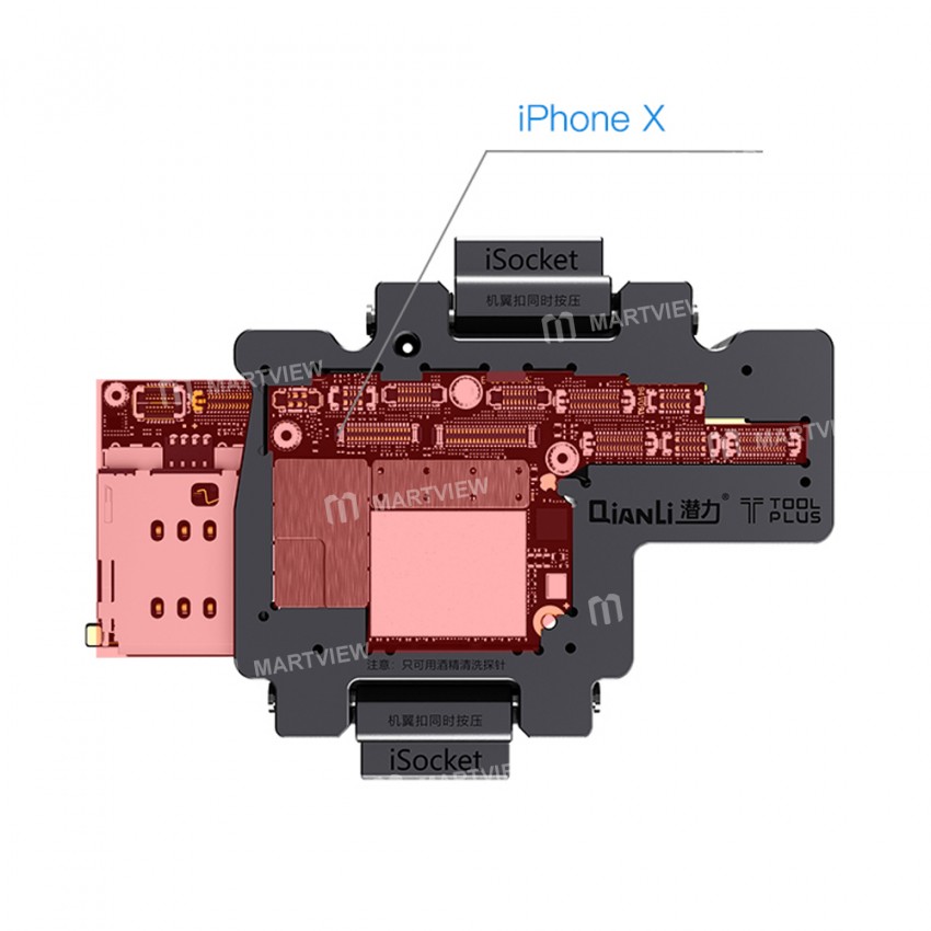 QianLi iSocket Mainboard Test Fixture for iPhone X