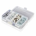 BST-653 Multi-function Double-Deck Design Component IC Parts PVC Plastic Storage Box