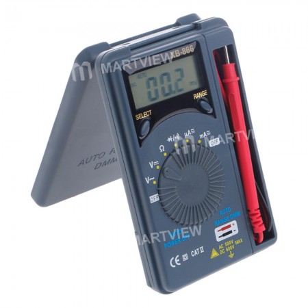 XB-866 Pocket Mini Auto Range AC / DC LCD Digital Multimeter