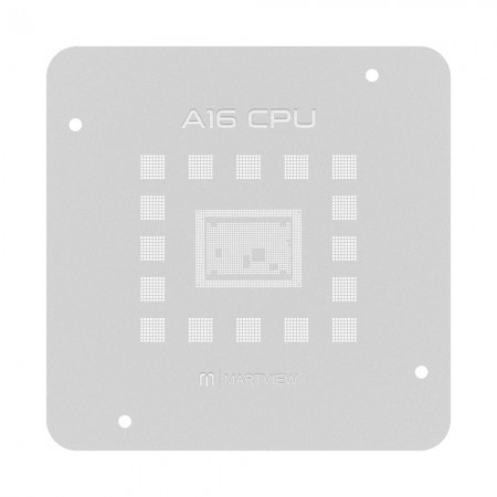 Martview RB-03 A16 CPU BGA Reballing Stencil for iPhone 14 Pro / 14Pro Max / 15 / 15 Plus