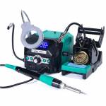 yihua 939d-iii-led-digital-lead-free-adjustable-temperature-soldering-station-with-clamp-light-2