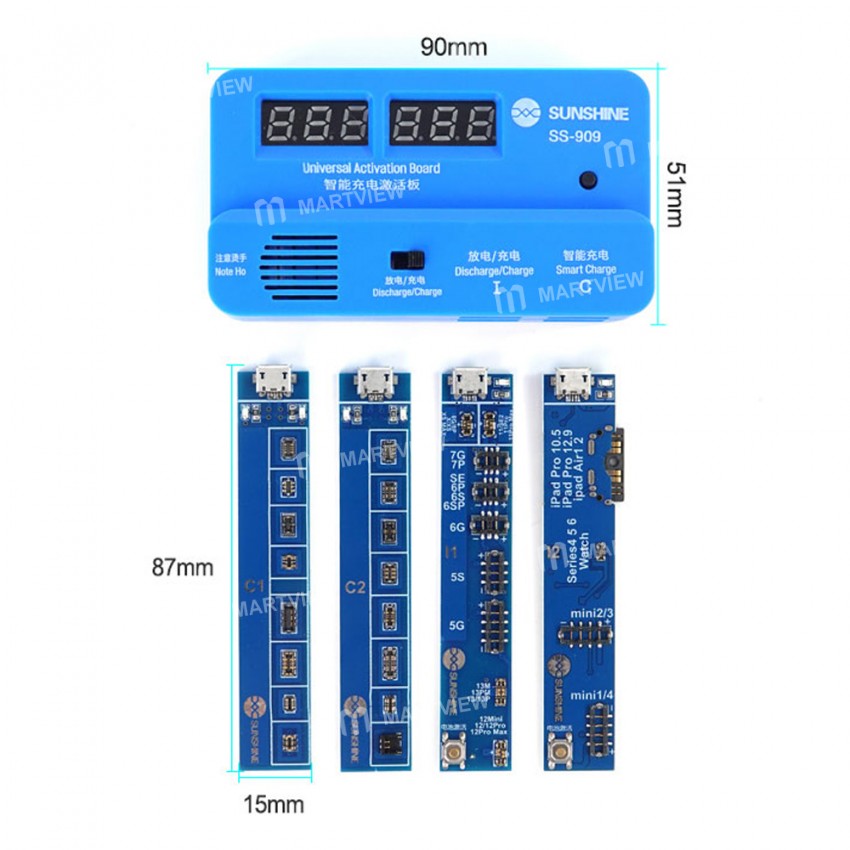 Sunshine SS-909 V7.0 Universal Battery Intelligent Activation Board for iPhone Android Repair