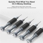 relife rl-729a-steel-cannon-king-5-in-1-carbon-fiber-finish-s2-steel-2d-screwdriver-set-10