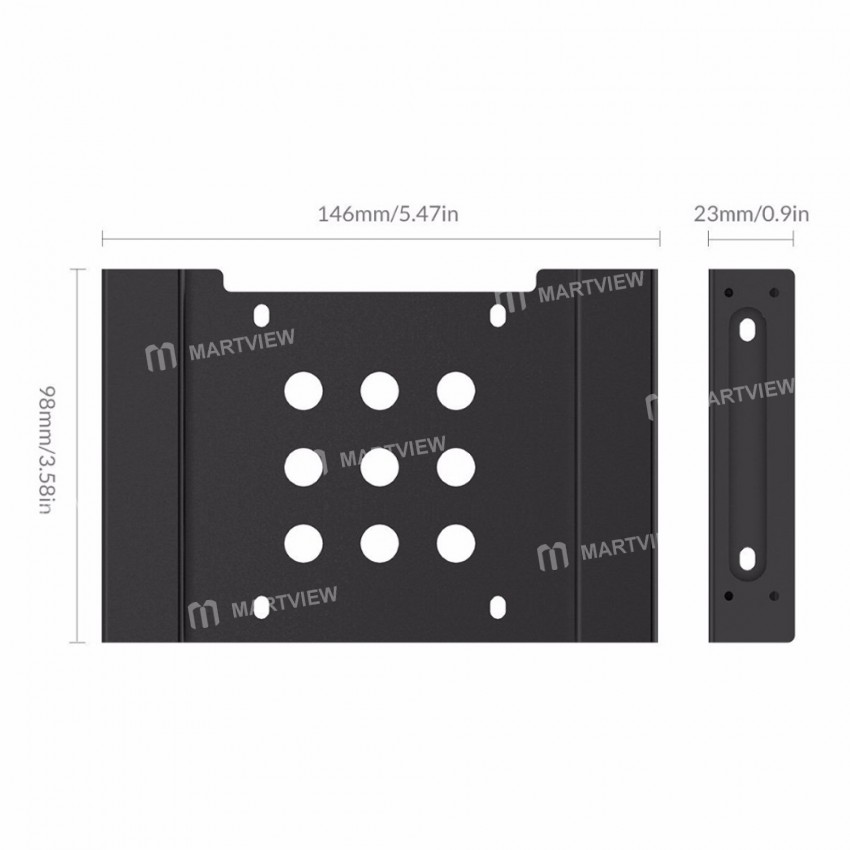 Orico AC52535-1S 5.25-inch to 2.5 or 3.5 Inches Hard Disk Drive Aluminum Alloy Dock for HDD SSD