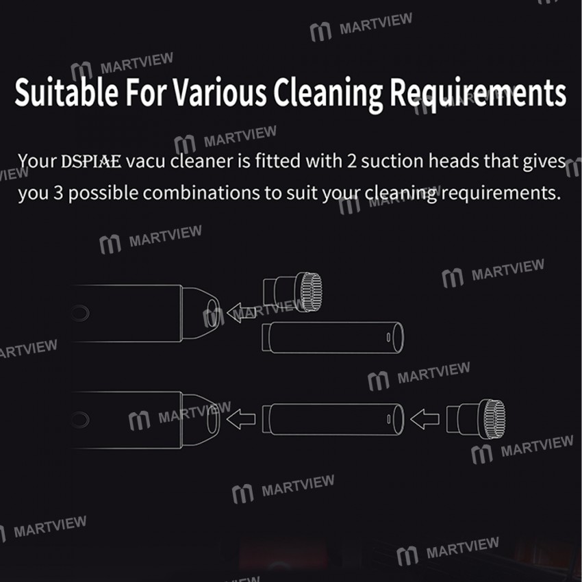 Dspiae HC-V High Power Handheld Portable Wireless Vacuum Cleaner for PCB Soldering Cleaning
