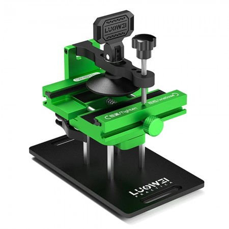 Luowei LW-021Pro 2-in-1 Universal 360° Rotating Mobile Phone Back Cover Glass Separation Fixture