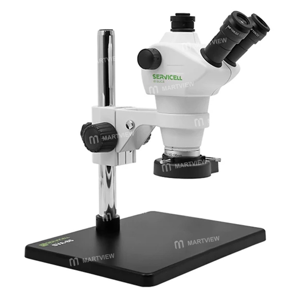servicell arauca-sva85-series-8x-50x-high-definition-trinocular-stereo-microscope-for-pcb-repair-1