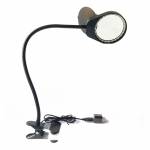 3-10X USB Portable Clamp Type Table Magnifying Glass Gripping Magnifier With LED Light