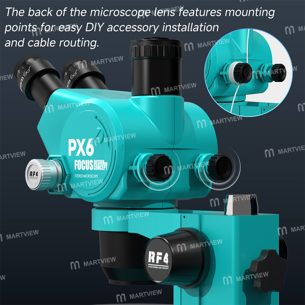 rf4 px6-65-65x-synchronous-zoom-trinocular-stereo-microscope-with-26-x-38cm-big-workbench-8