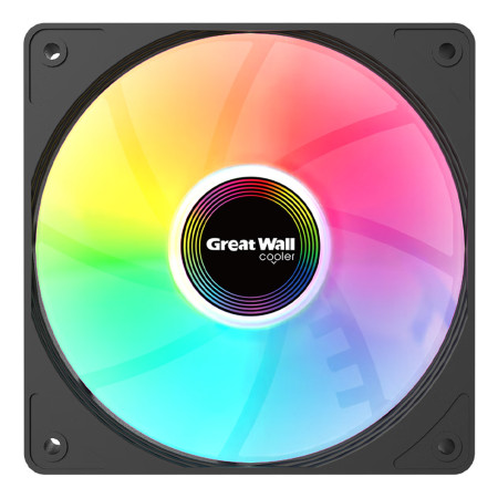 Great Wall Archimedes X120 RGB Fixed Color Edition 4-Pin 12cm Minimalist Non-Illuminated Cooling Fan