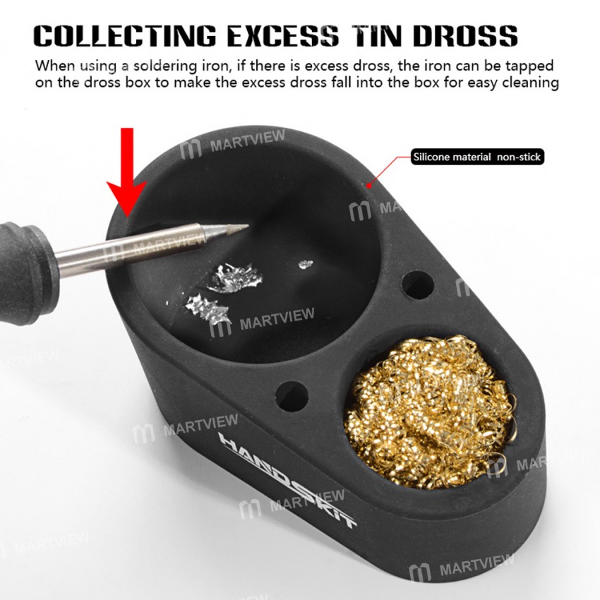 resistant high-temperature-silicone-soldering-iron-cleaning-base-with-cleaning-copper-ball-3